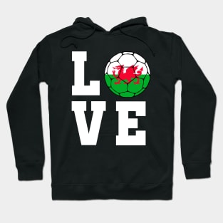 Wales Football Love Hoodie